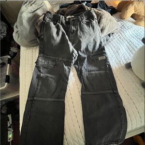 pacsun jeans dark baggy
